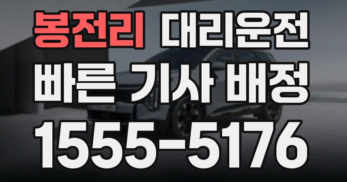 일일대리기사