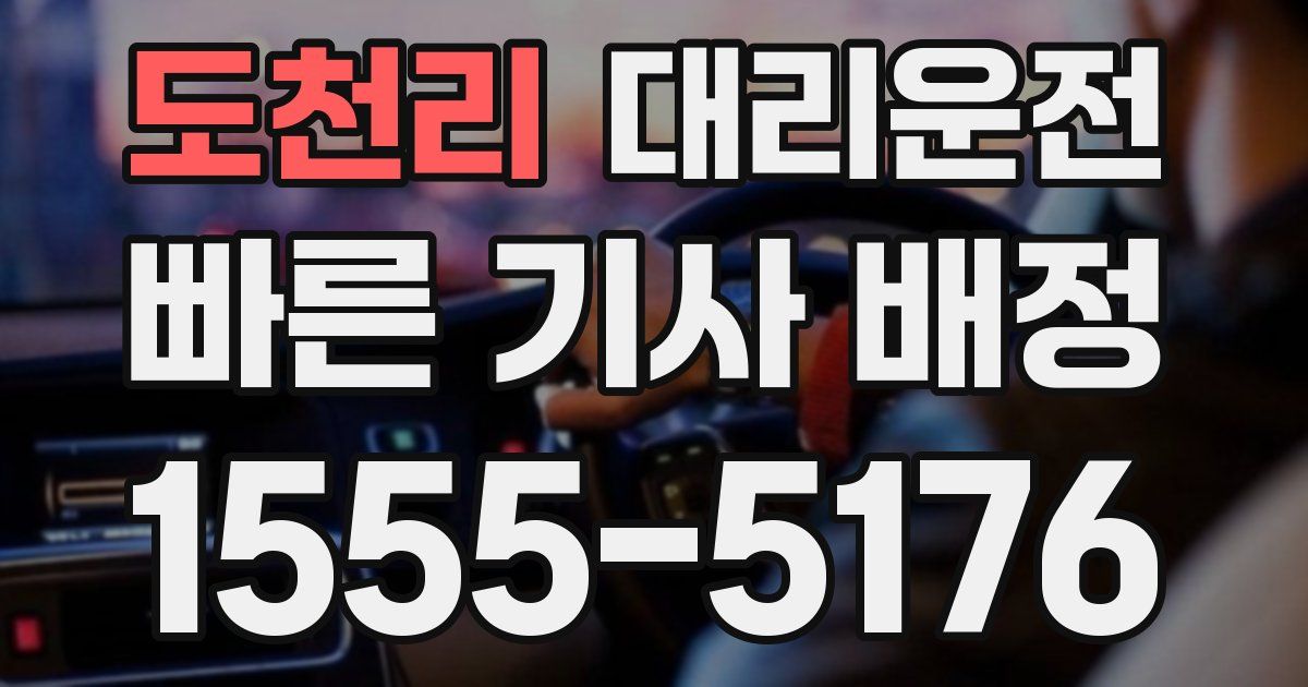 일일대리기사