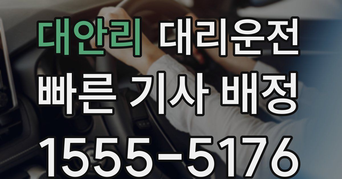 일일대리기사