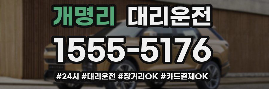 개명리 대리운전