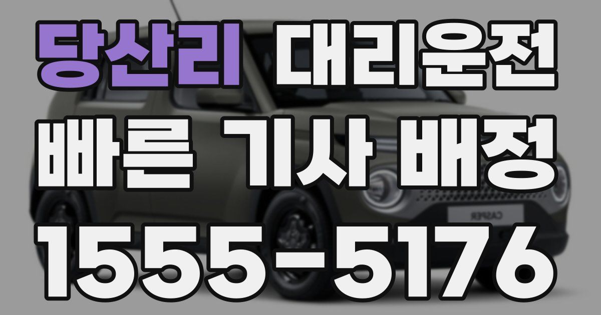 일일대리기사