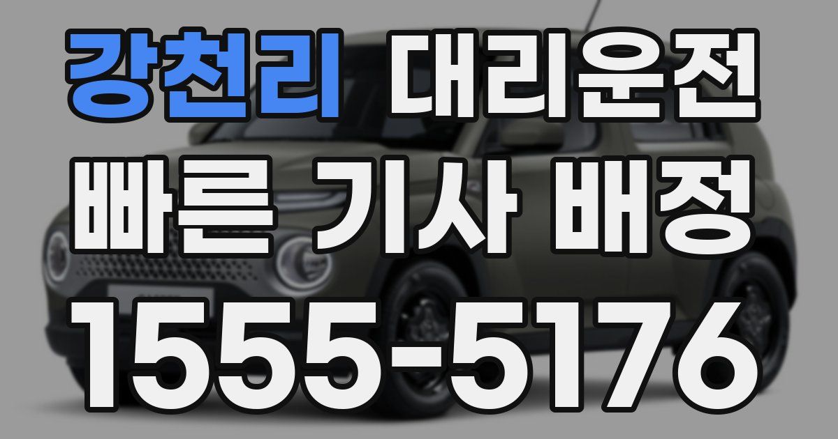 일일대리기사