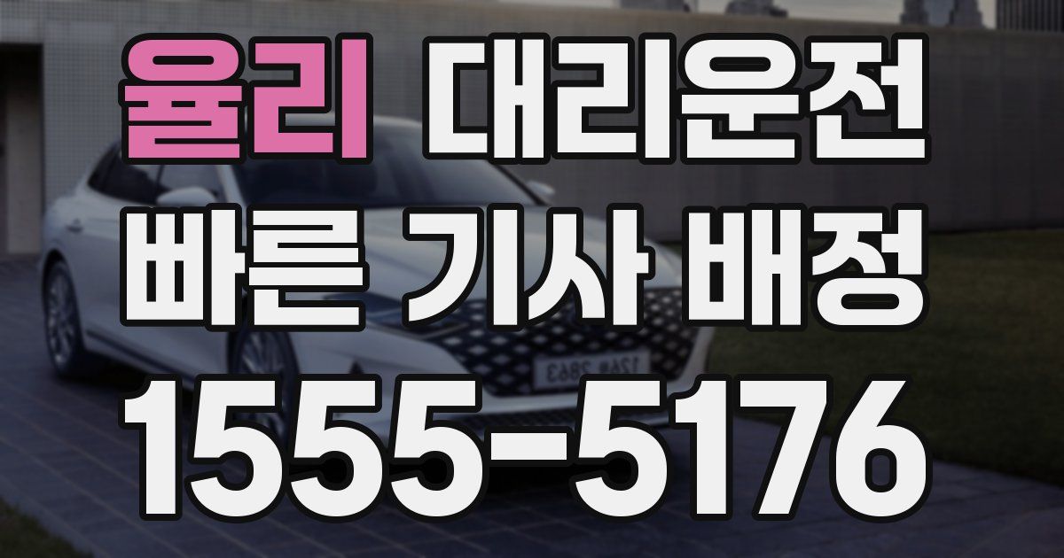 일일대리기사