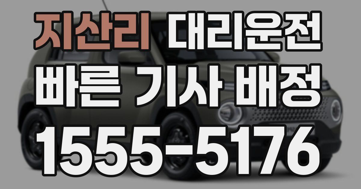 일일대리기사