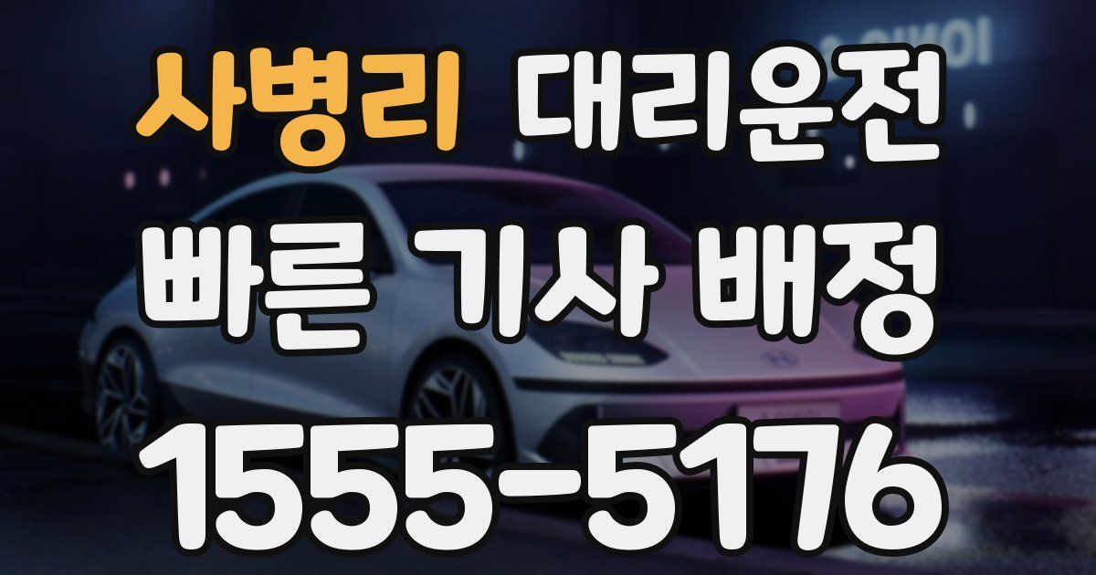 일일대리기사