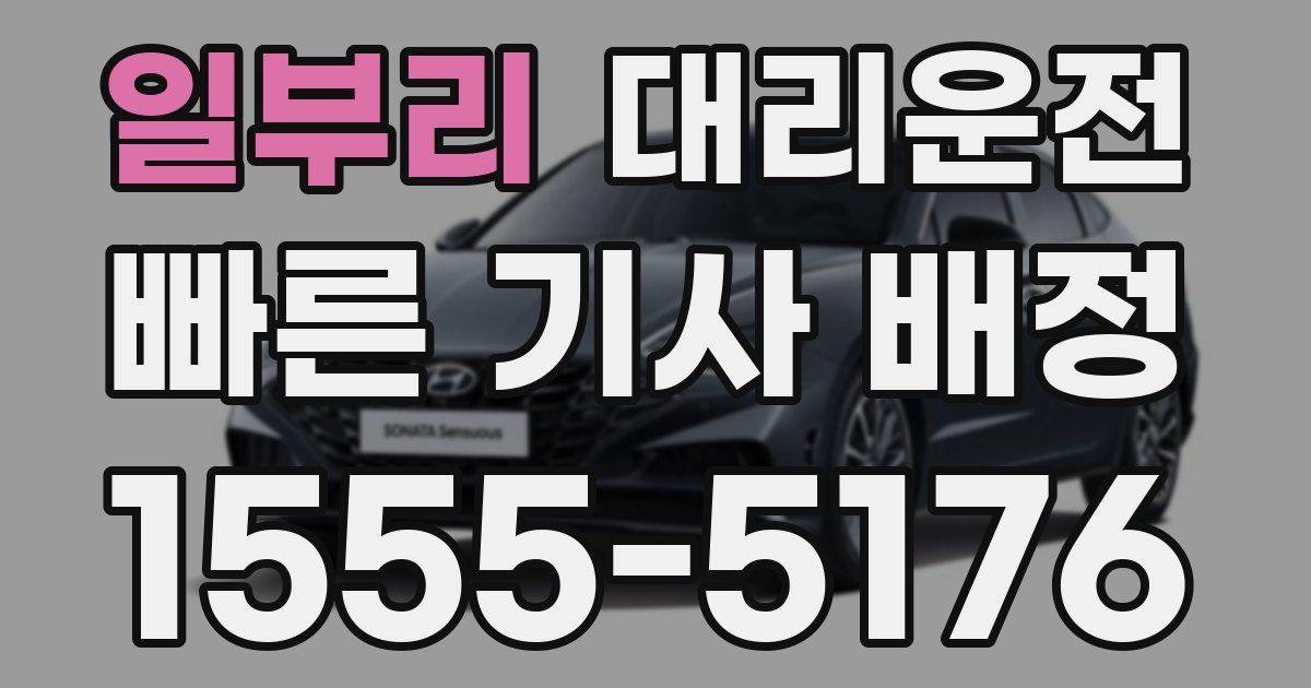 일일대리기사