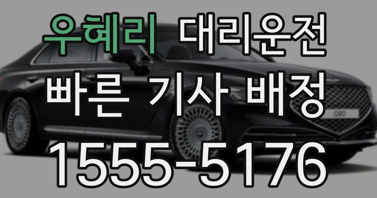 일일대리기사