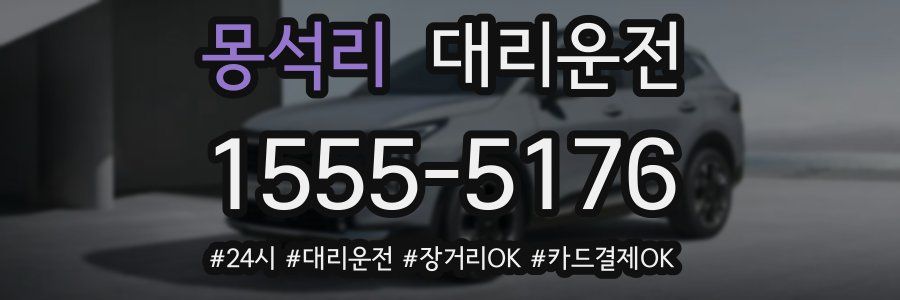 몽석리 대리운전
