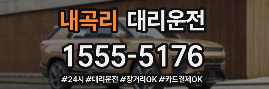 내곡리 대리운전