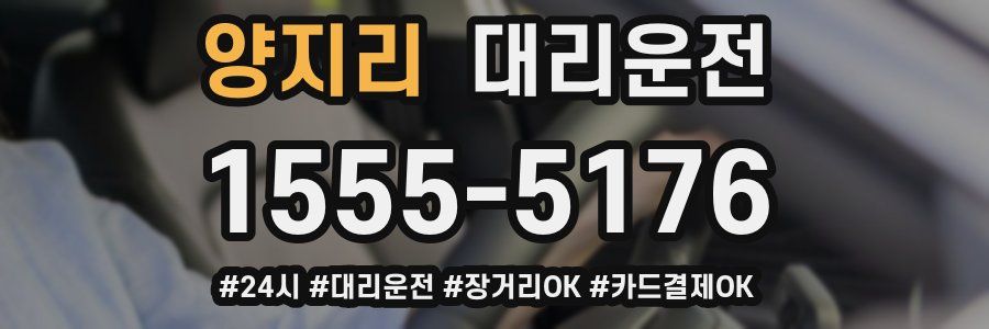 양지리 대리운전