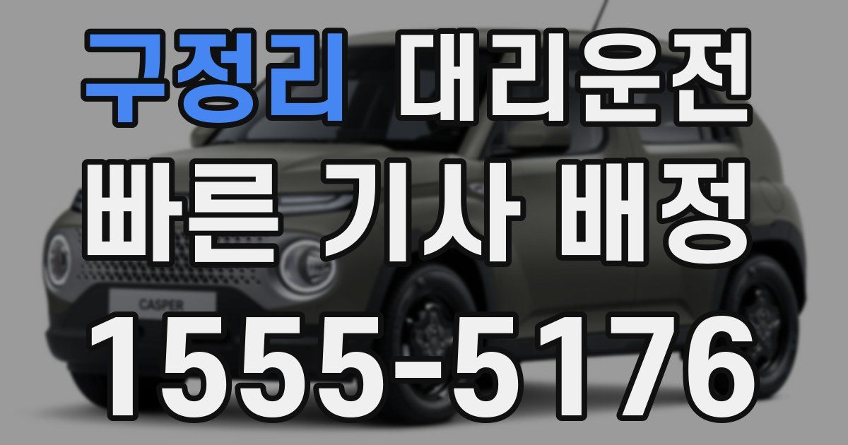 일일대리기사