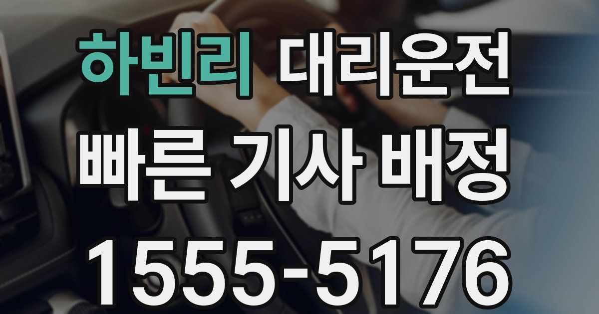 일일대리기사