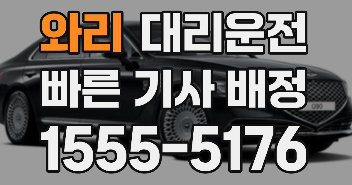일일대리기사