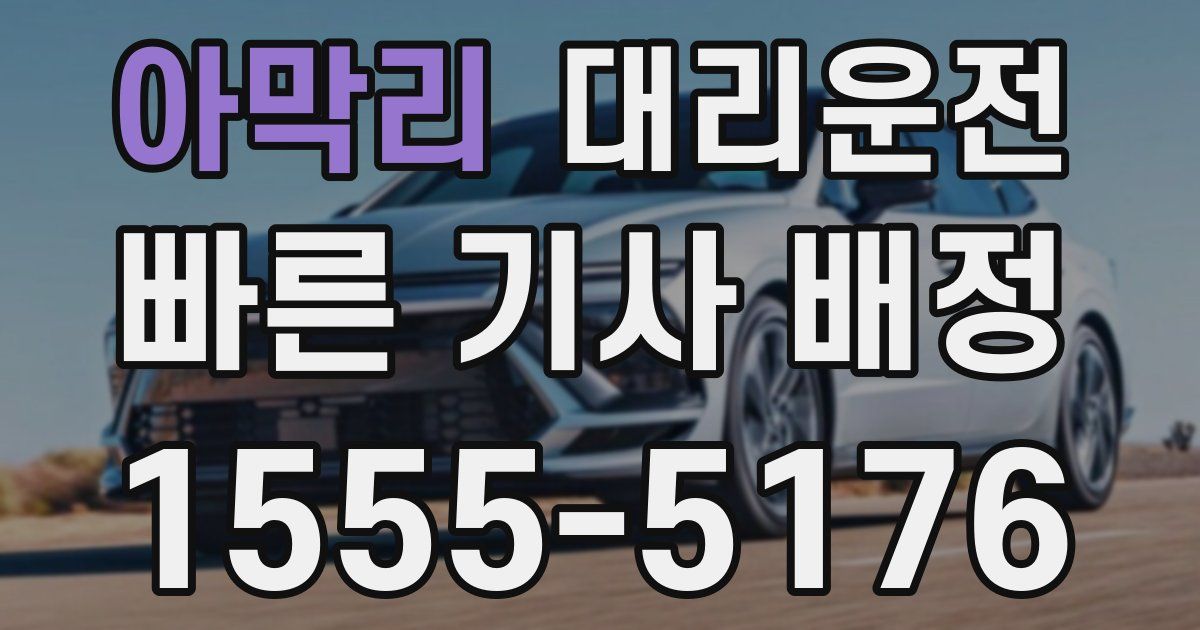 일일대리기사