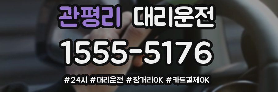 관평리 대리운전