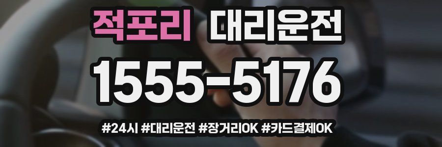 적포리 대리운전