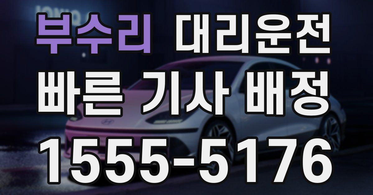 일일대리기사