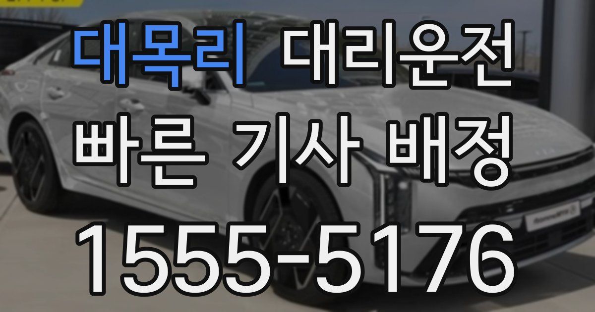 일일대리기사