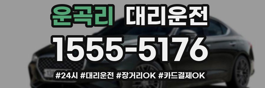 운곡리 대리운전