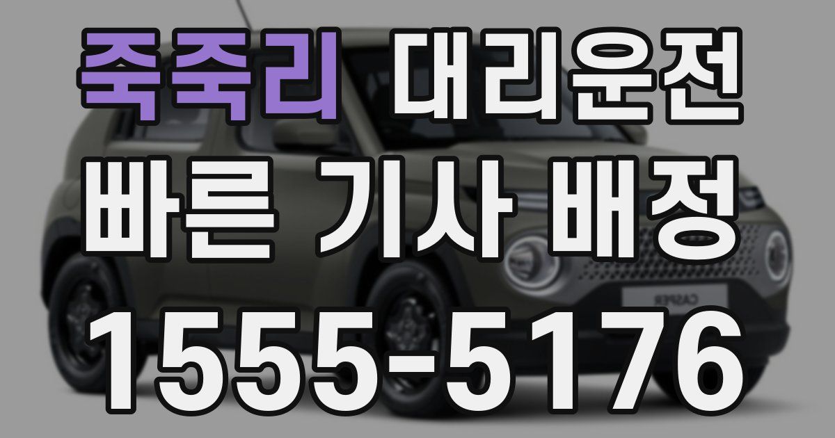 일일대리기사
