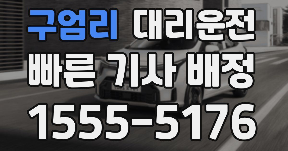 일일대리기사