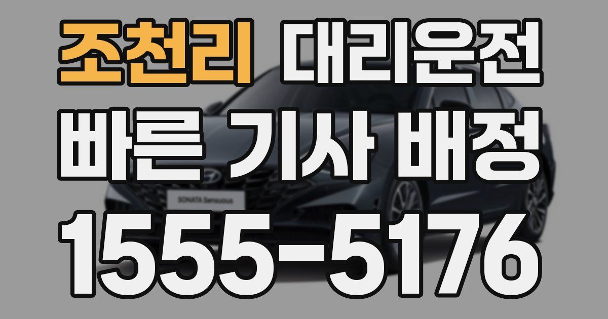 일일대리기사