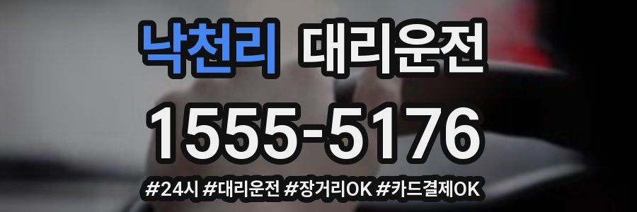 낙천리 대리운전