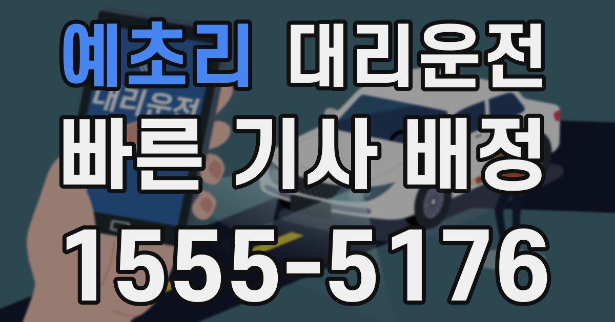 일일대리기사