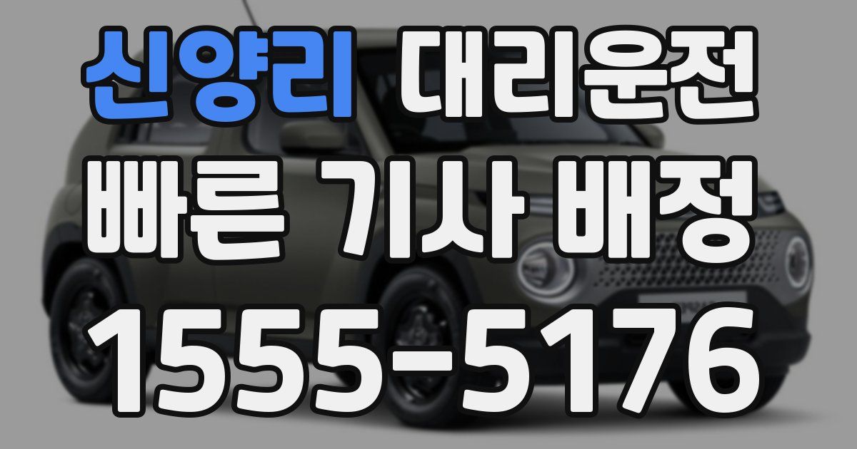 일일대리기사