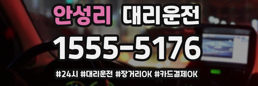 안성리 대리운전