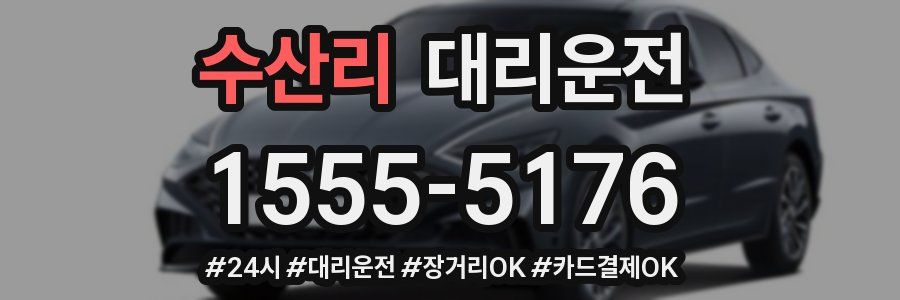 수산리 대리운전