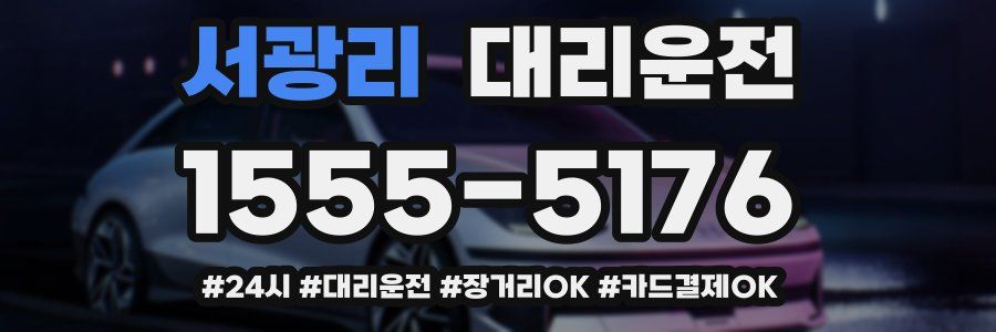 서광리 대리운전