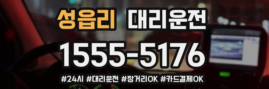 성읍리 대리운전