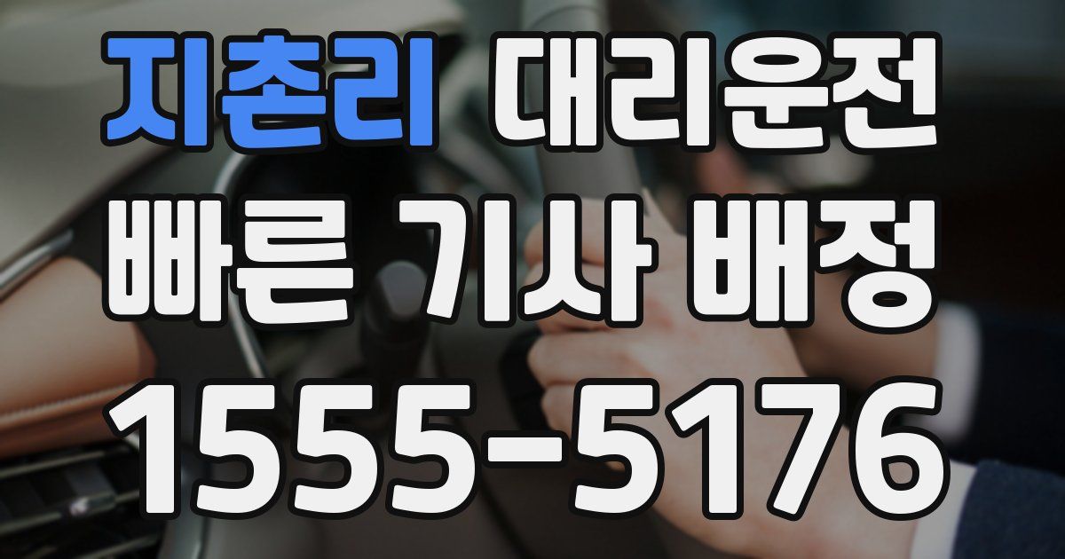 일일대리기사
