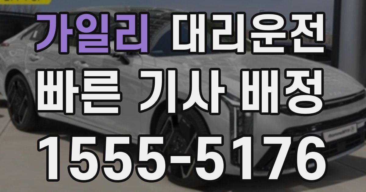 일일대리기사