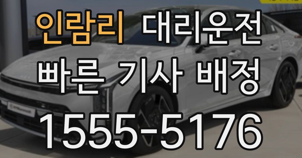 일일대리기사