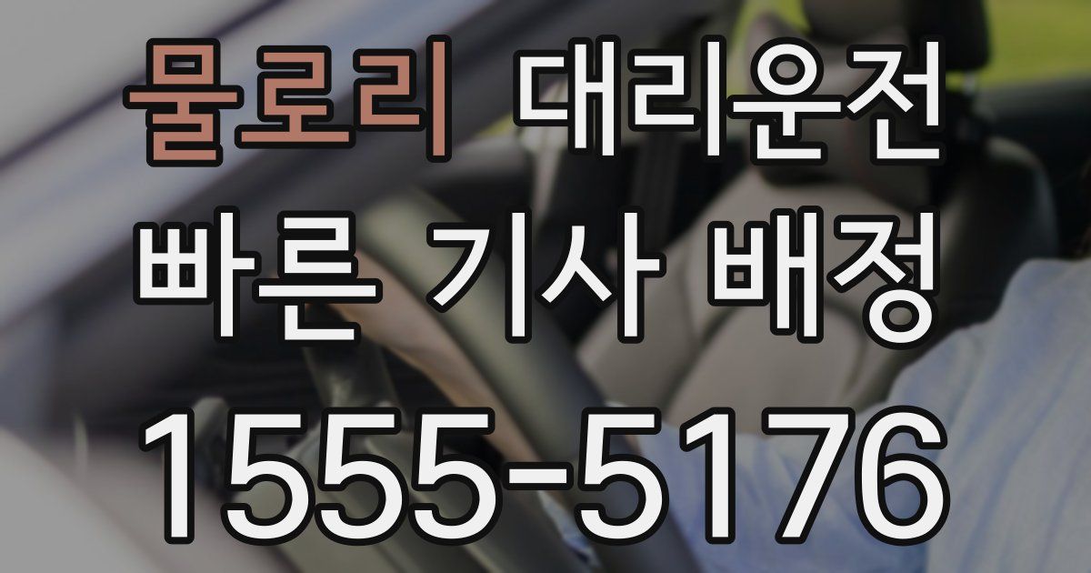 일일대리기사