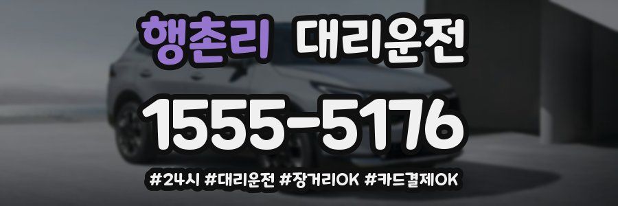 행촌리 대리운전