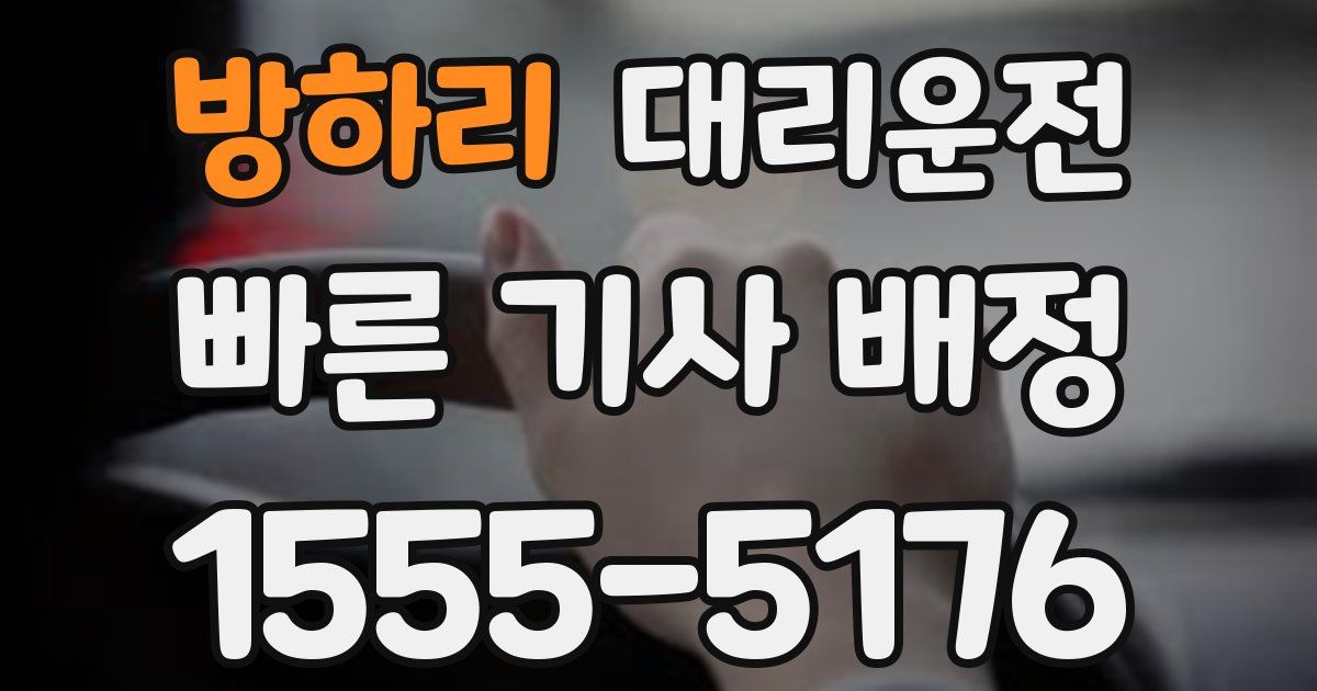 일일대리기사