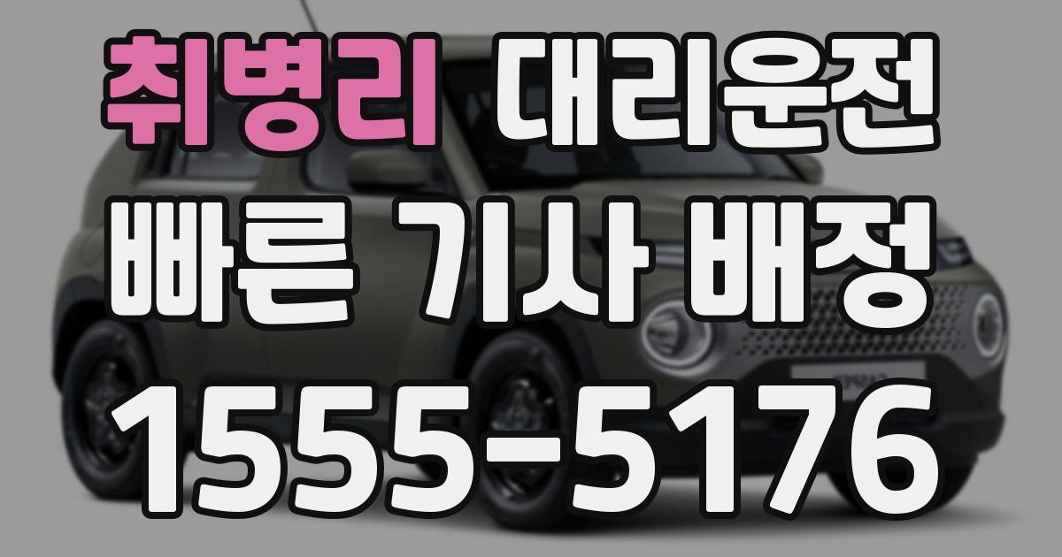 일일대리기사