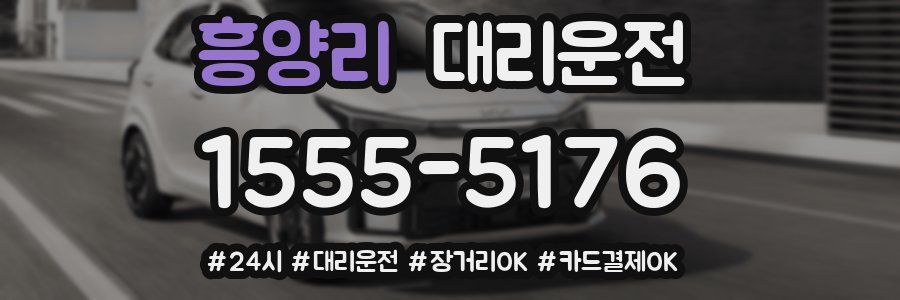 흥양리 대리운전