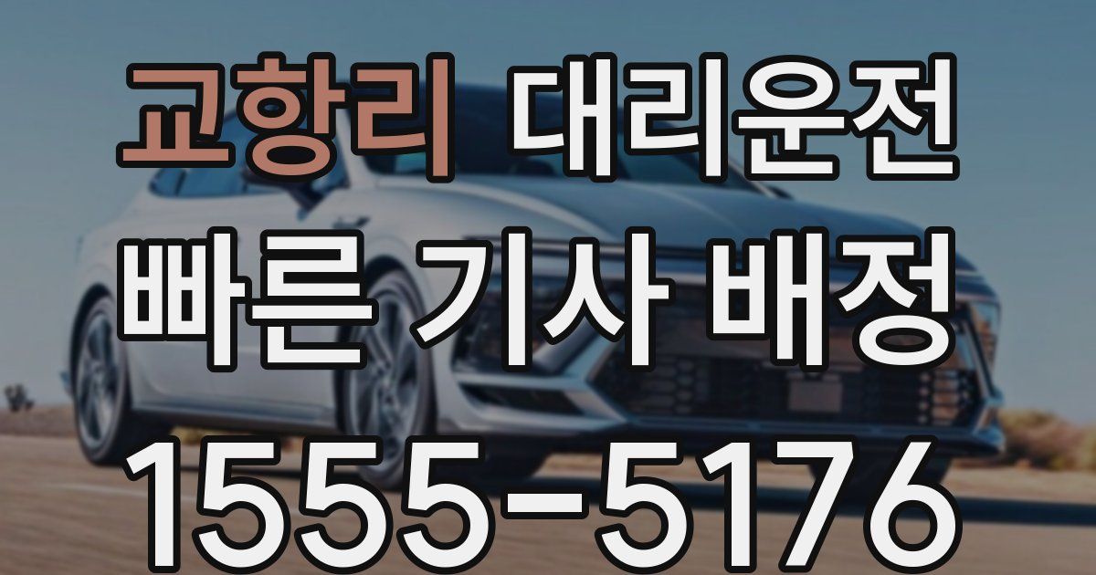 일일대리기사