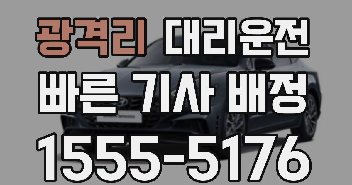 일일대리기사