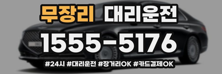 무장리 대리운전