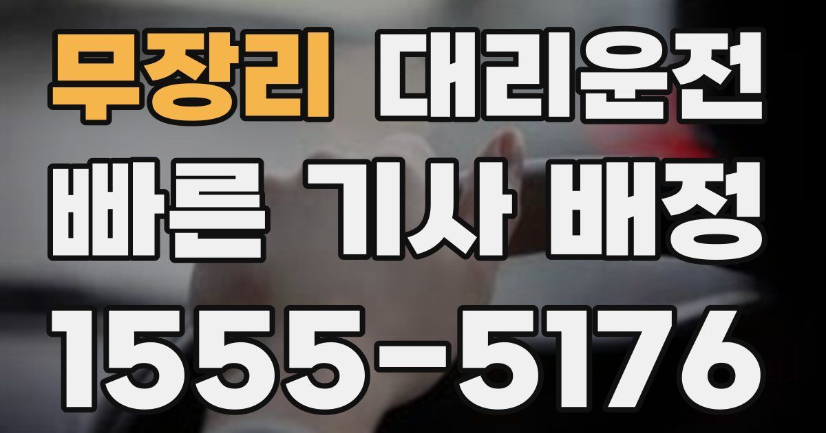 일일대리기사