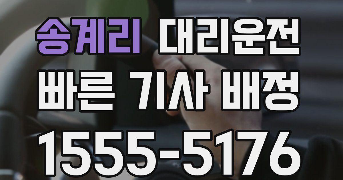 일일대리기사