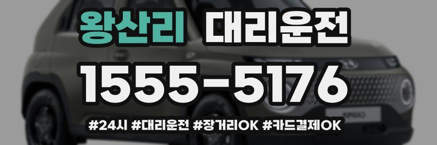 왕산리 대리운전