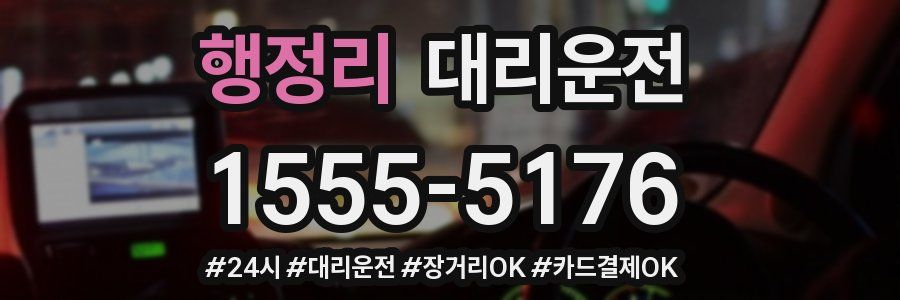 행정리 대리운전