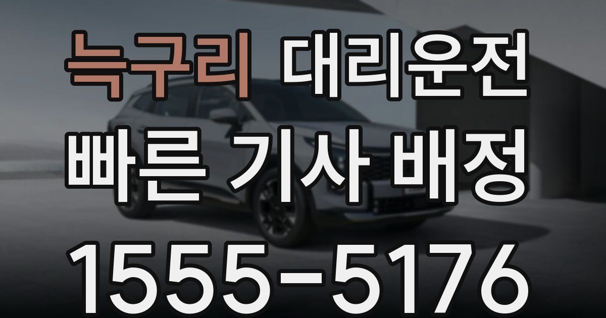 일일대리기사