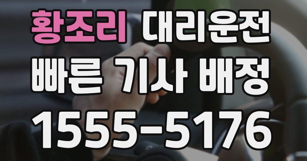 일일대리기사